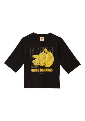 FARM Rio banana-print top - Black