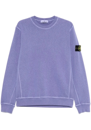 Stone Island Compass-badge sweatshirt - Purple