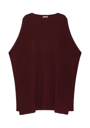 MALIPARMI ribbed scarf - Red