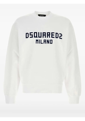 DSQUARED2 logo-print sweatshirt - White