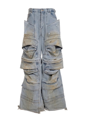 Natasha Zinko Treated Space jeans - Blue