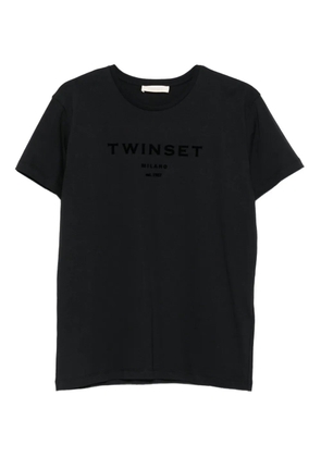 TWINSET logo-detail T-shirt - Black