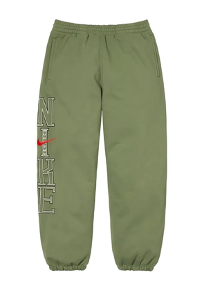 Supreme x Nike embroidered-logo track pants - Green