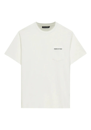 FREEDOM OF SPACE cotton T-shirt - White
