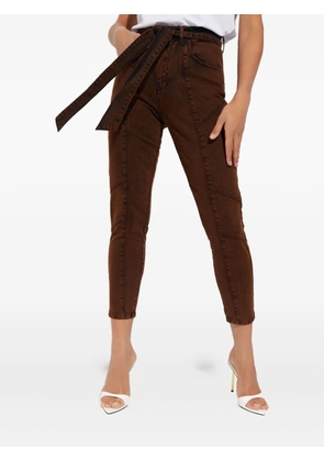 Retrofête Elliot belt jeans - Brown