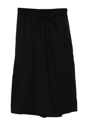 Julius over-wrapping shorts - Black