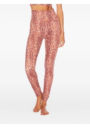 Beach Riot Piper printed leggings - Brown