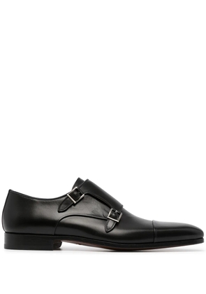 Magnanni double-buckle monk shoes - Black