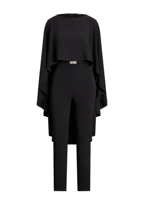 Lauren Ralph Lauren belted crew-neck jumpsuit - Black