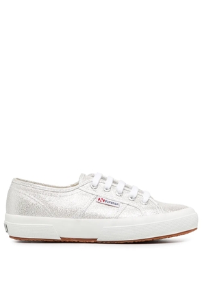 Superga metallic low-top sneakers - Silver