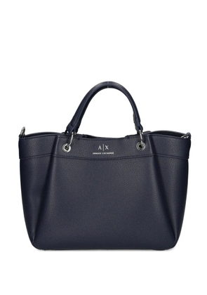 Armani Exchange Medium top handle tote bag - Blue