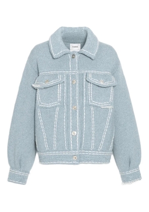 Barrie contrast-stitching jacket - Blue