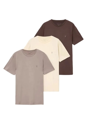 AllSaints logo T-shirt (set of three) - Neutrals
