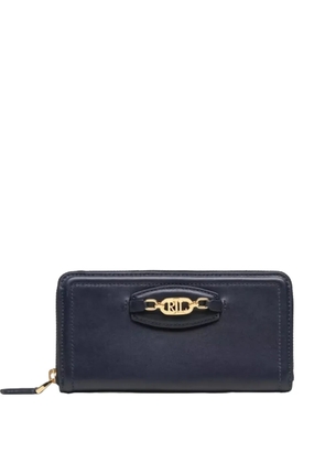 Lauren Ralph Lauren logo zip wallet - Blue