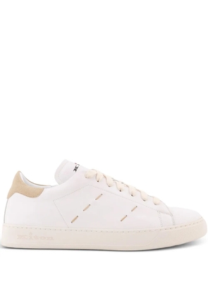 Kiton stitch-detail sneakers - White