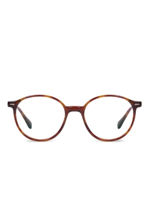 GIGI STUDIOS round-frame glasses - Brown