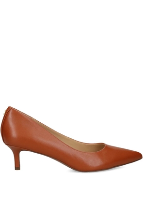 Lauren Ralph Lauren pointed leather pumps - Brown