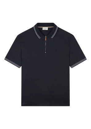 Paul & Shark striped-detail polo shirt - Blue