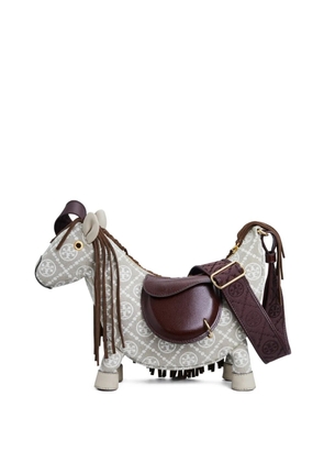 Tory Burch horse fringe shoulder bag - Neutrals