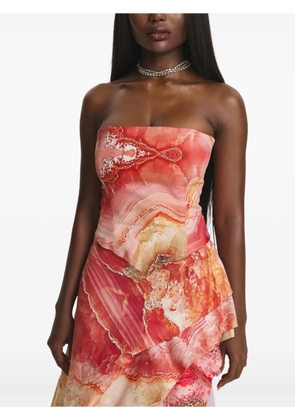 IRINA VOINEA strapless corset - Pink