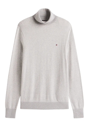 Tommy Hilfiger turtleneck logo sweater - Grey