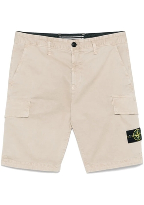 Stone Island Compass-badge cargo shorts - Neutrals