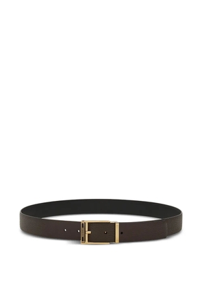 Ferragamo reversible square-buckle belt - Brown