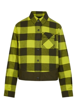 Aztech Mountain Loge Peak checked ski shirt - Yellow