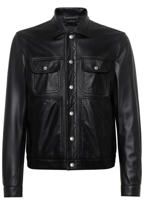 DSQUARED2 biker leather jacket - Black
