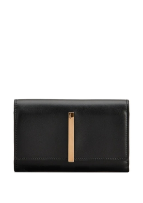 Tod's logo-engraved wallet - Black