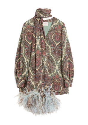 Valentino Garavani Voyage Imaginaire-print blouse - Neutrals