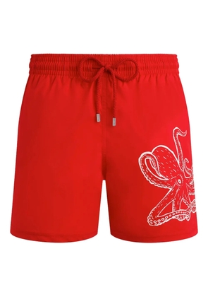 Vilebrequin drawstring swim shorts - Red
