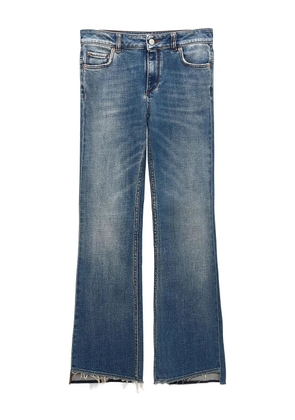 Dorothee Schumacher Love frayed-hem flared jeans - Blue