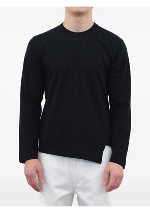 Comme des Garçons Homme side slit long-sleeve t-shirt - Black