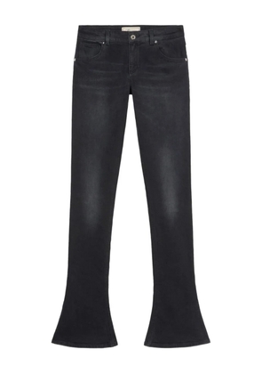 Blumarine logo-patch jeans - Black