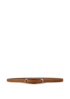 Ralph Lauren Collection oval-buckle leather belt - Brown