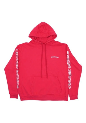 Chrome Hearts Scroll Logo hoodie - Red