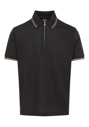 Paul Smith zip-fastening polo shirt - Black
