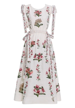 Agua By Agua Bendita Guaguanco Orquidea maxi dress - White