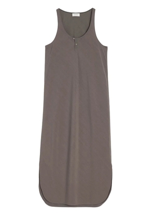 LEMAIRE bias-cut maxi dress - Brown