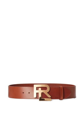 Ralph Lauren Collection logo-buckle leather belt - Brown