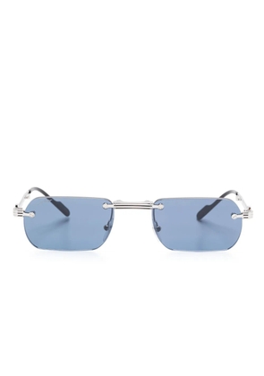 Cartier Eyewear rectangle-frame sunglasses - Grey
