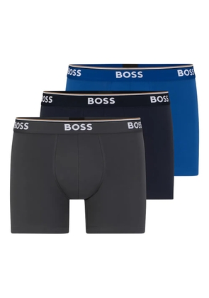 HUGO logo-waistband boxers (set of three) - Blue