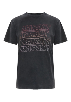 MARANT ÉTOILE logo-print T-shirt - Grey