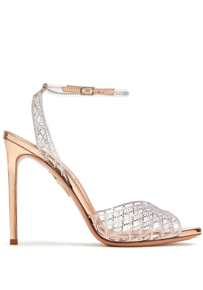 Aquazzura 105mm Lumiere sandals - Silver