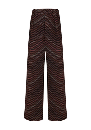 Missoni chevron-pattern trousers - Brown