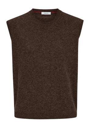 Ferragamo sleeveless top - Brown