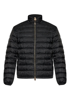 Versace Barocco-jacquard down jacket - Black