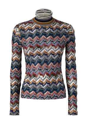 Missoni turtleneck sweater - Blue