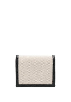 Thom Browne folded canvas wallet - Neutrals